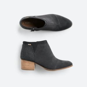 Loren Suede Heeled Bootie